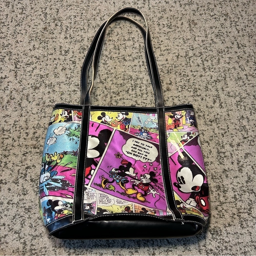 Disney Vintage Comic Print Bucket Handbag
